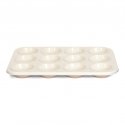 Patisse bandelės forma 35 x 27 cm plieno varinis/baltas Patisse bandelės forma 35 x 27 cm plieno varinis/baltas