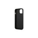 Karl Lagerfeld dėklas iPhone 13 KLHCP13MCANCNK juodas kietas dėklas Monograma su kortelės lizdu