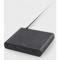 UNIQ HUB Surge Charger 2x USB Quick Charge 3.0 + 2x USB-C PD 3.0 90W black
