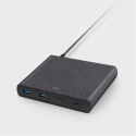 UNIQ HUB Surge Charger 2x USB Quick Charge 3.0 + 2x USB-C PD 3.0 90W black