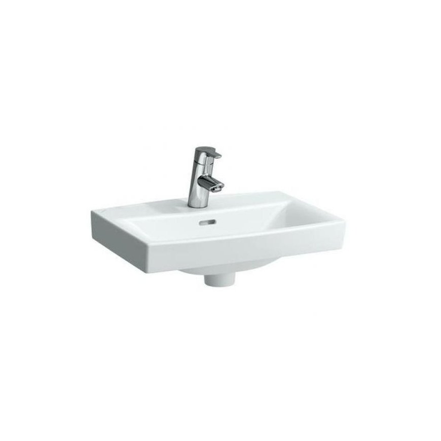 Laufen Pro Nordic praustuvas 60x42cm su maišytuvo anga, baltas
