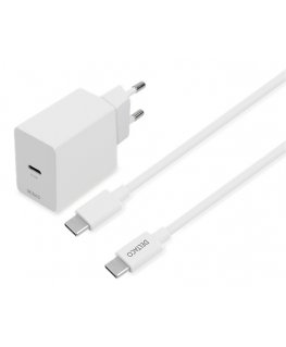 Deltaco USBC-AC146 mobile device charger White Indoor