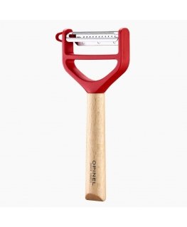 Opinel T-Duo Vaisiams ir daržovėms Y formos skustukas Raudona