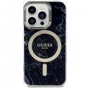 Guess case for iPhone 14 Pro 6,1" GUHMP14LPCUMAK juodas hardcase Magsafe IML Marble Guess case for iPhone 14 Pro 6,1" GUHMP14LPCUMAK juodas hardcase Magsafe IML Marble