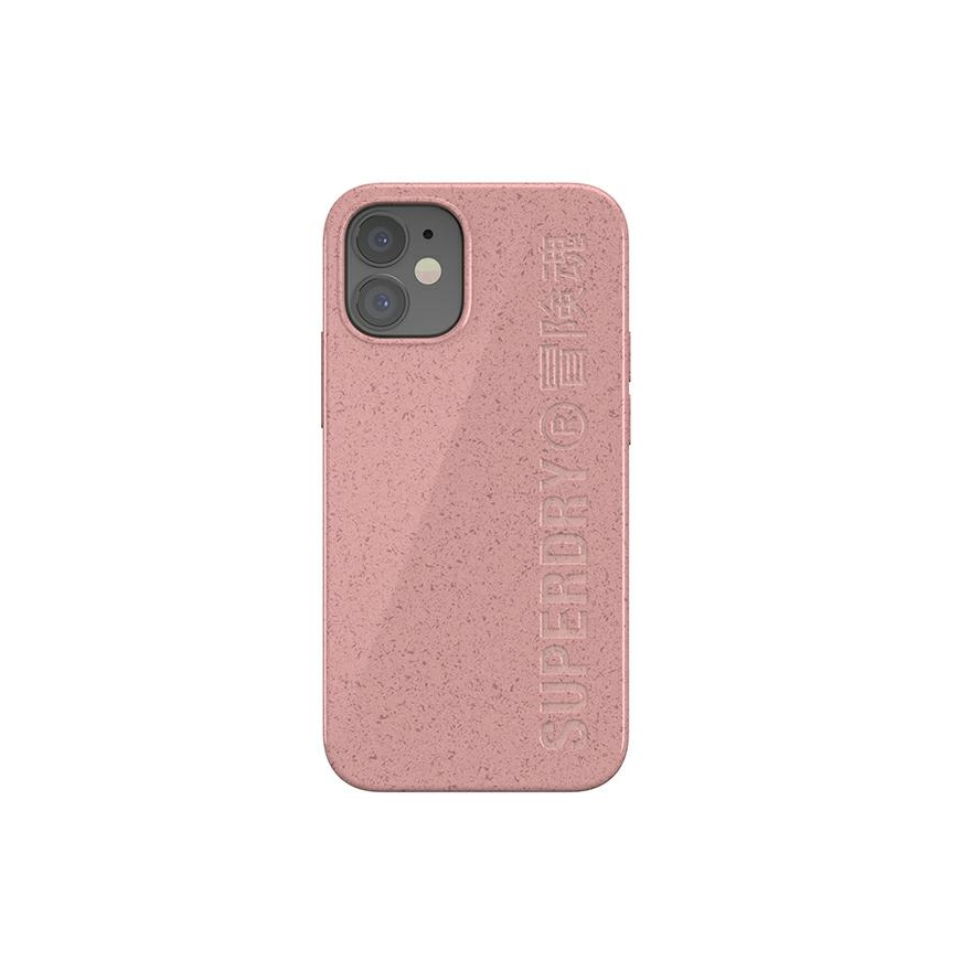 Case SuperDry Snap iPhone 12 mini Compostable Case pink 42620 – 2