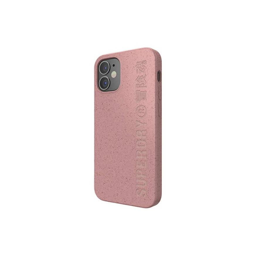 Dėklas SuperDry Snap iPhone 12 mini Compostable Case rožinė|pink 42620 – 5