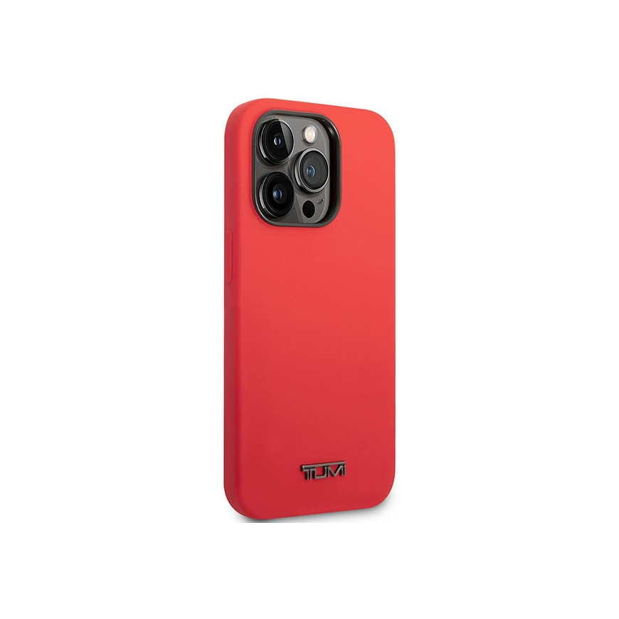 Dėklas Tumi TUHCP14LSR iPhone 14 Pro 6,1" raudona|red hardcase Liquid Silicone – 4