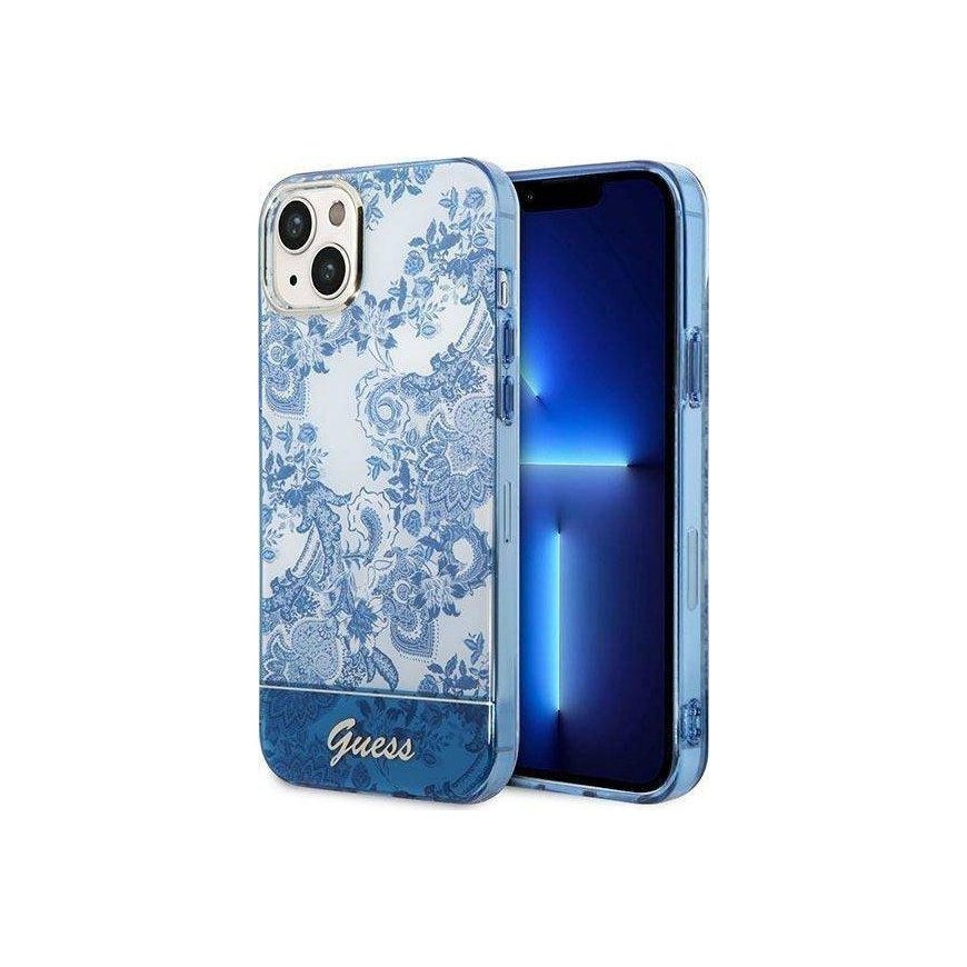 Guess Case Guess GUHCP14MHGPLHB Apple iPhone 14 Plus blue/blue hardcase Porcelain Collection