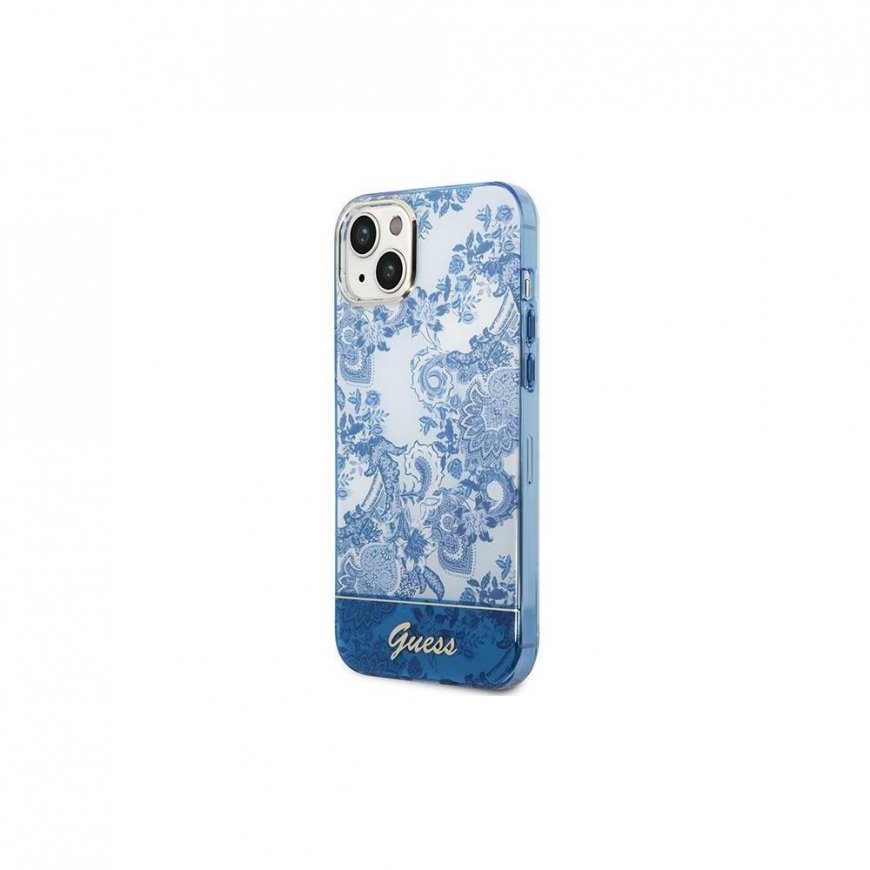 Guess Case Guess GUHCP14MHGPLHB Apple iPhone 14 Plus blue/blue hardcase Porcelain Collection – 2