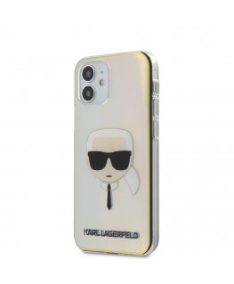 Karl Lagerfeld KLHCP12SPCKHML iPhone 12 mini 5.4" multicolor hardcase Iridescent Karl`s Head