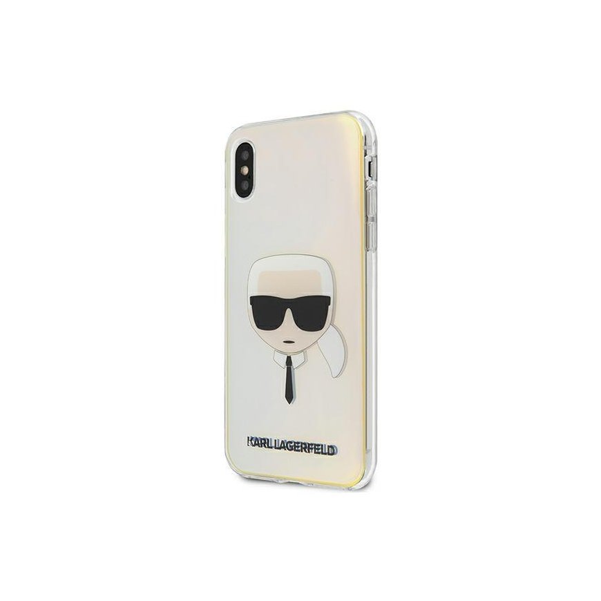 Karl Lagerfeld KLHCP12SPCKHML iPhone 12 mini 5.4" multicolor hardcase Iridescent Karl`s Head – 4