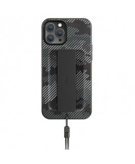 Case UNIQ accessory Heldro iPhone 12/12 Pro 6.1" black moro/charcoal Camo Antimicrobial