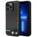 Case BMW BMHCP14L22NBCK iPhone 14 Pro 6.1 "black / black Leather Carbon Case BMW BMHCP14L22NBCK iPhone 14 Pro 6.1 "black / black Leather Carbon