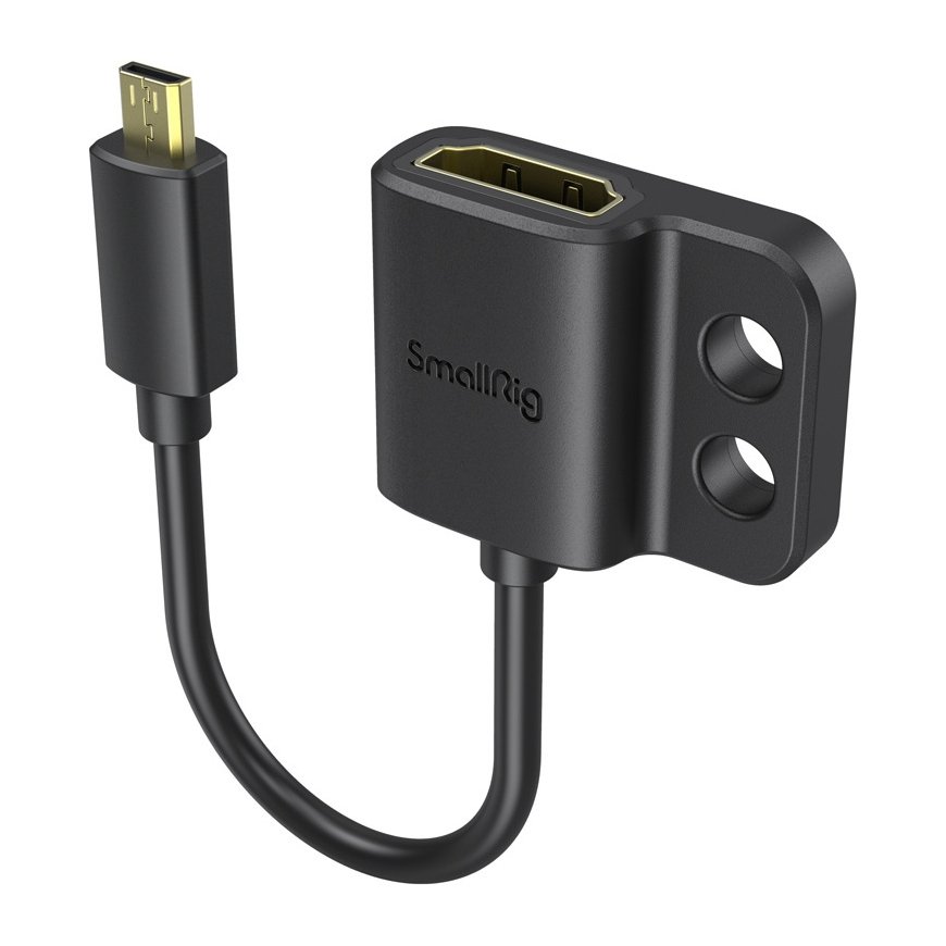 SmallRig 3021 Ultra Slim 4K HDMI -adapterikaapeli (D - A) – 2
