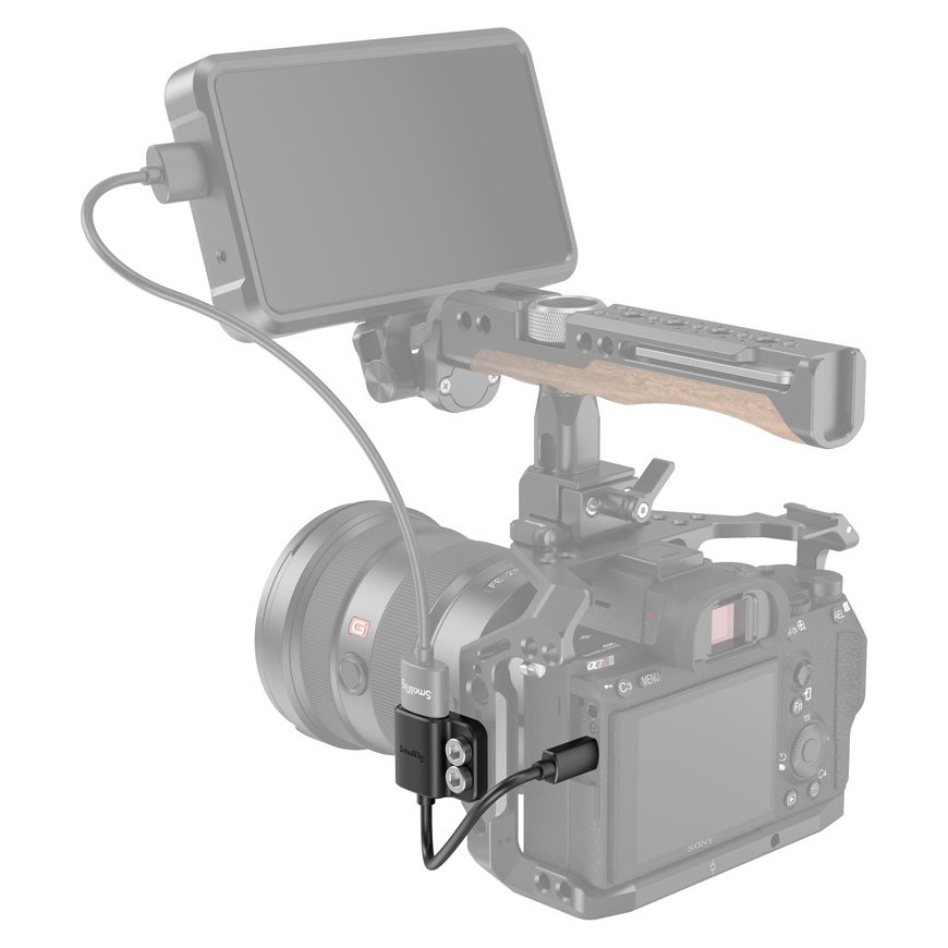 SmallRig 3021 Ultra Slim 4K HDMI -adapterikaapeli (D - A) – 4