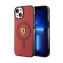 Case Ferrari case for iPhone 14 6.1" FEHMP14SURKR red hardcase Magsafe Translucent Case Ferrari case for iPhone 14 6.1" FEHMP14SURKR red hardcase Magsafe Translucent