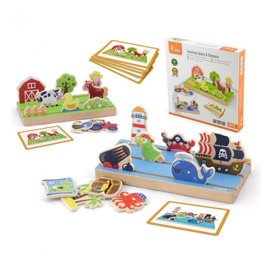 Puzzle Wooden double-sided Figure base Viga – 3
