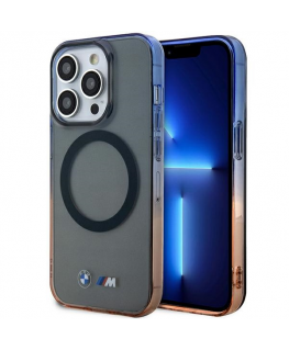 Dėklas BMW BMHMP14LHTGE iPhone 14 Pro 6.1" pilka/pilkas hardcase Gradient Bumper MagSafe