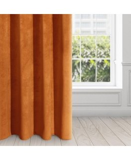 Eurofirany DIVA LINE RIA Soft velvet night curtain, 140X250 cm, loops / rings, color: brown