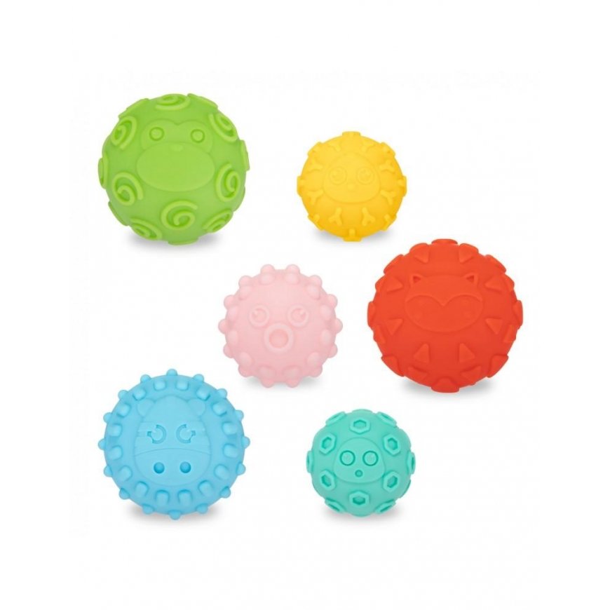 CANPOL BABIES minkšti kamuoliukai SOFT SENSORY, 6 vnt, 79/402 – 2