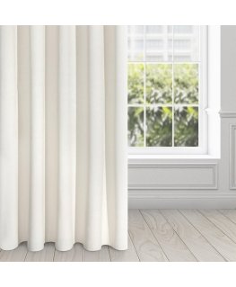 Eurofirany DIVA LINE RIA Soft velvet night curtain, 140X250 cm, loops / rings, color: cream