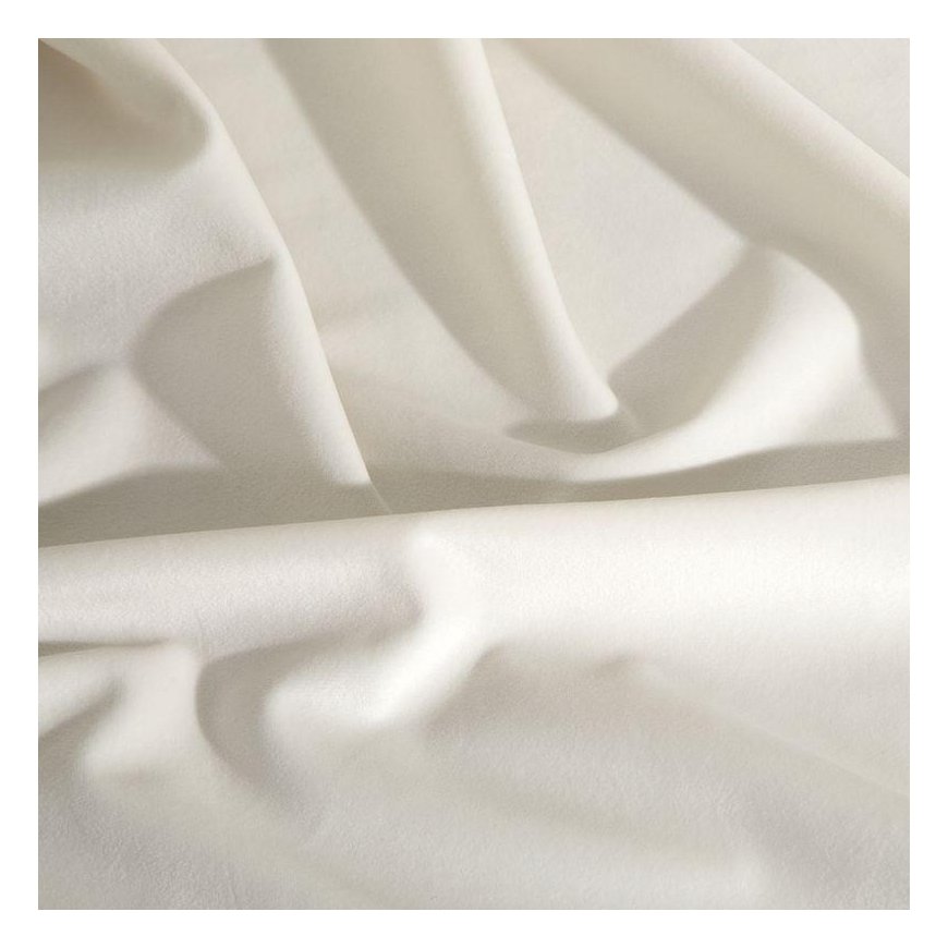 Eurofirany DIVA LINE RIA Minkšto aksomo naktinė užuolaida, 140X250 cm, kilpos / žiedai, spalva: kreminė – 5
