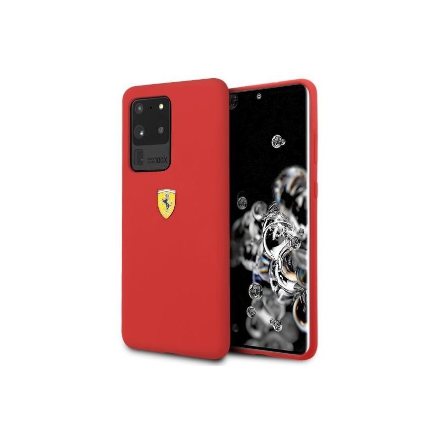 Case Ferrari Hardcase FESSIHCS69RE S20 Ultra G988 red/red silicone