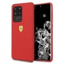 Dėklas Ferrari Hardcase FESSIHCS69RE S20 Ultra G988 raudonas/raudonas silikonas Dėklas Ferrari Hardcase FESSIHCS69RE S20 Ultra G988 raudonas/raudonas silikonas