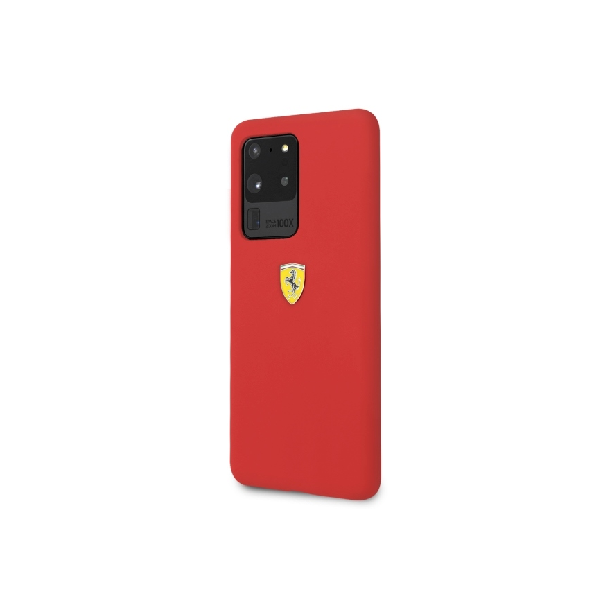 Case Ferrari Hardcase FESSIHCS69RE S20 Ultra G988 red/red silicone – 2