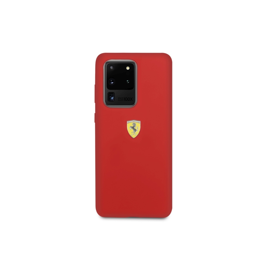 Case Ferrari Hardcase FESSIHCS69RE S20 Ultra G988 red/red silicone – 3