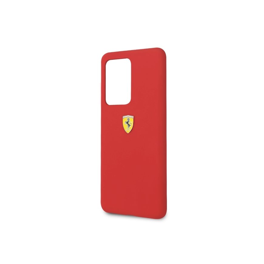 Dėklas Ferrari Hardcase FESSIHCS69RE S20 Ultra G988 raudonas/raudonas silikonas – 5