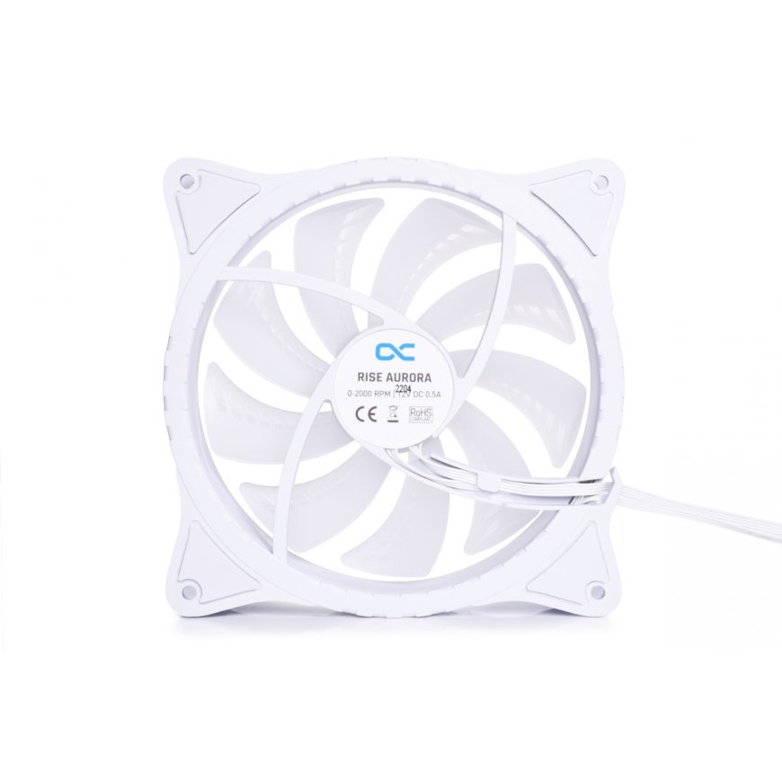 Alphacool 24851 Datora dzesēšanas sistēma Datora korpusam Ventilators 14 cm Balts 1 pcs – 3