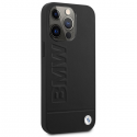 Dėklas BMW BMHMP14LSLLBK iPhone 14 Pro 6,1" juoda/juodas hardcase Signature Logo Imprint Magsafe Dėklas BMW BMHMP14LSLLBK iPhone 14 Pro 6,1" juoda/juodas hardcase Signature Logo Imprint Magsafe