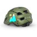 MET Hooray cycling helmet, 52-55 cm, green