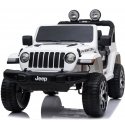 Jeep Wrangler Rubicon 12V -sähköauto, valkoinen