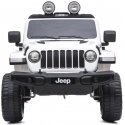 Jeep Wrangler Rubicon 12V electric car, white