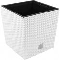 Prosperplast Pot with insert Rato Low DRTS325L white Prosperplast Pot with insert Rato Low DRTS325L white