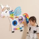 Viga Toys Viga Wooden Sensor Manipulation Board Unicorn FSC certificate