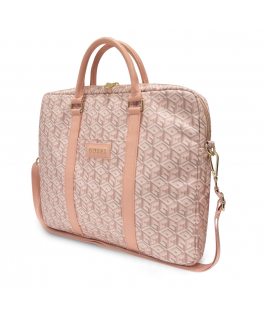 Dėklas Guess PU G Cube Computer Bag 15|16" Rožinė