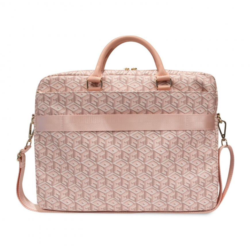 Dėklas Guess PU G Cube Computer Bag 15|16" Rožinė – 2