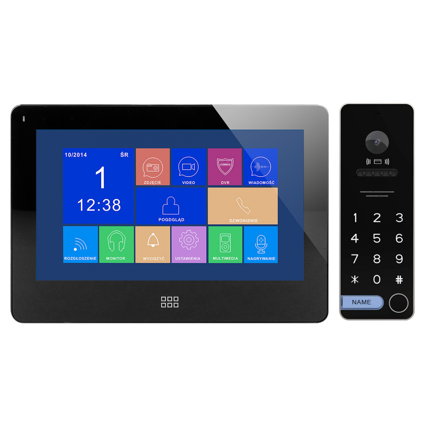 Orno Video intercom kit, handset-free color
