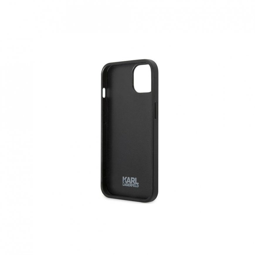Case Karl Lagerfeld KLHCP13MPMNFIK1 iPhone 13 6.1" gray/grey floral icon Karl – 4