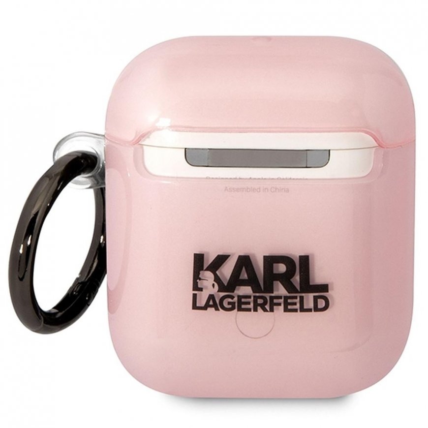Case Karl Lagerfeld etui for Airpods 1 / 2 KLA2HNCHTCP pink Ikonik Choupette – 2