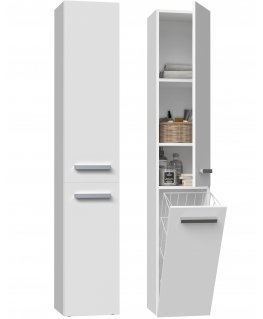 Topeshop NEL IV BIEL bathroom storage cabinet White