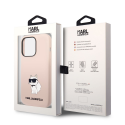 Dėklas Karl Lagerfeld case for iPhone 14 Pro Max 6,7" KLHCP14XSNCHBCP pink hardcase Silicone Choupette
