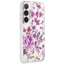 Guess dėklas, skirtas Samsung Galaxy S23 Plus GUHCS23MHCFWST baltas HC IML Flower Guess dėklas, skirtas Samsung Galaxy S23 Plus GUHCS23MHCFWST baltas HC IML Flower