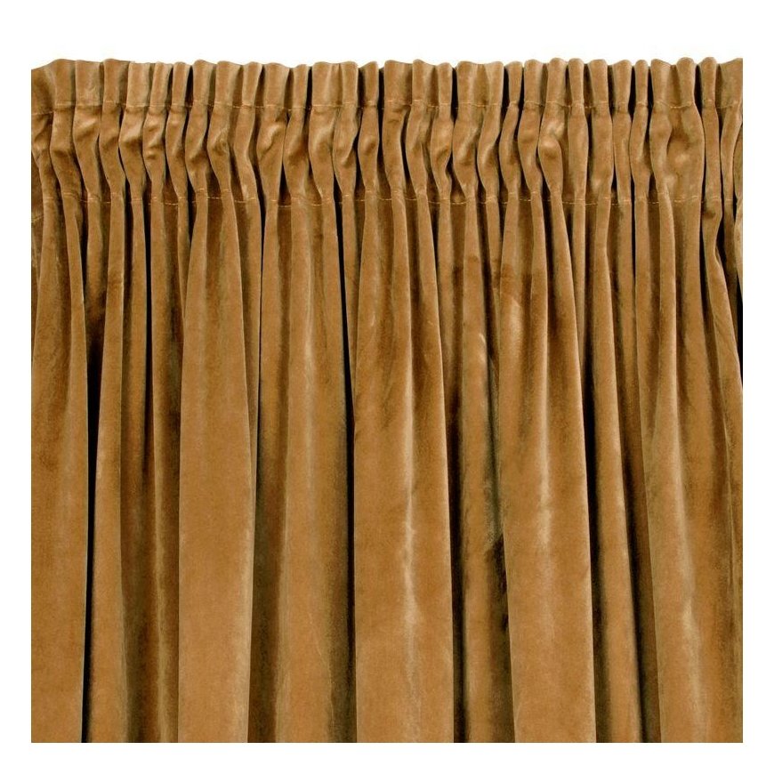 Night curtain made of soft velvet Eurofirany DIVA LINE RIA 140X270 cm, tape/tunnel/hooks, 300g/m2, color: golden – 4