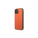 Karl Lagerfeld Case iPhone 13 Mini KLHCP13SPTLO Orange Hard Case Allover Logo Karl Lagerfeld Case iPhone 13 Mini KLHCP13SPTLO Orange Hard Case Allover Logo