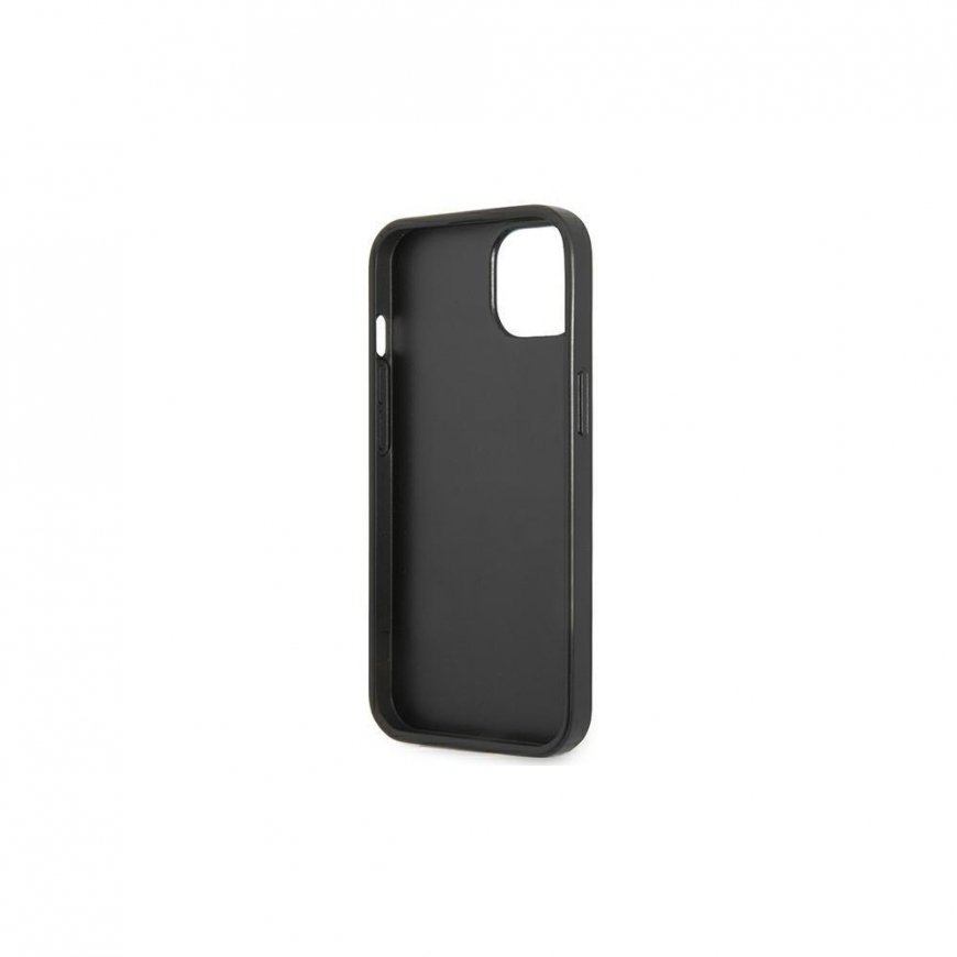 Karl Lagerfeld dėklas iPhone 13 Mini KLHCP13SPTLO oranžinis kietas dėklas Allover Logo – 3