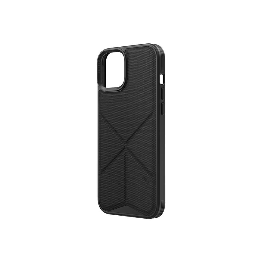 UNIQ DĖKLAS Transforma do iPhone 14 Plus 6,7 colių Magclick įkrauna juoda/ebony juodą – 3